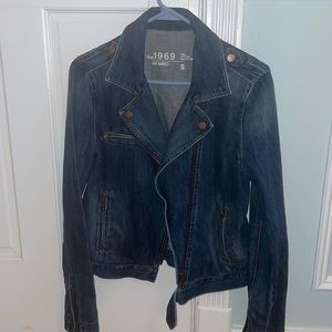 Gap Moto style denim jacket